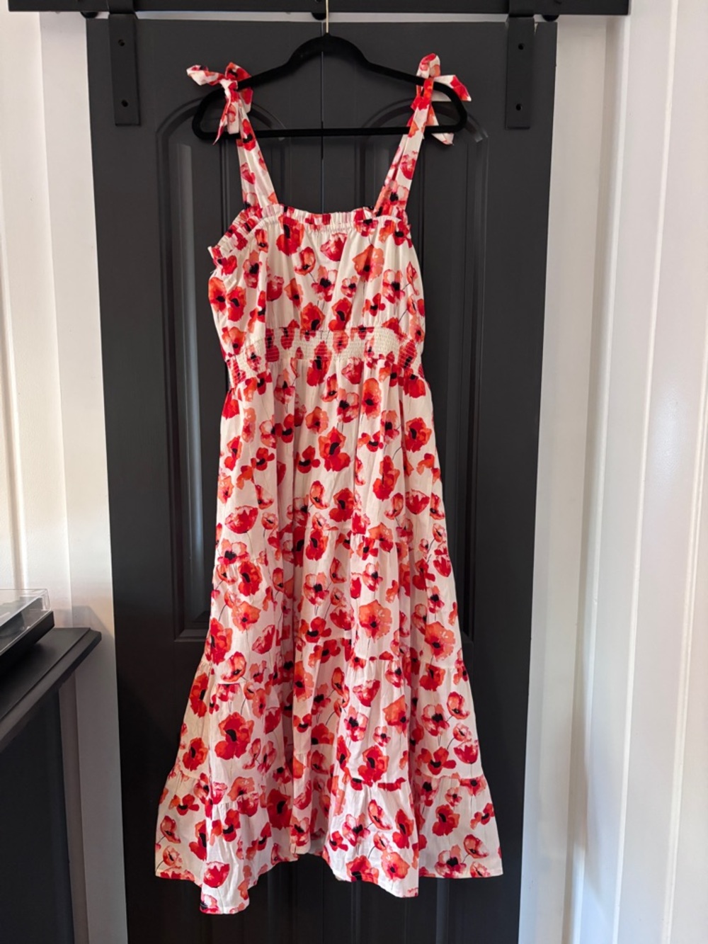 Matilda Jane Enchanted Garden Summer Siesta Poppy Maxi Dress L Large
